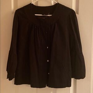Black Button-Up Blazer NWT